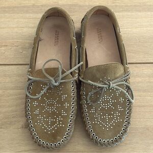 Isabel Marant Tan Suede Mocassins Size 39